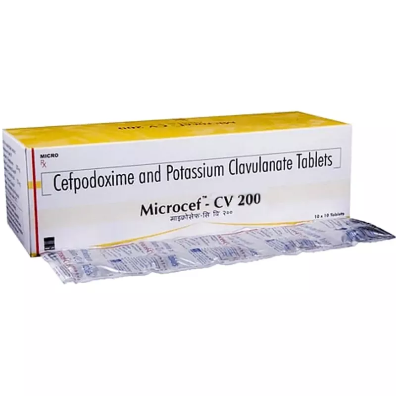 MICROCEF-CV 200MG TABLET 10TAB