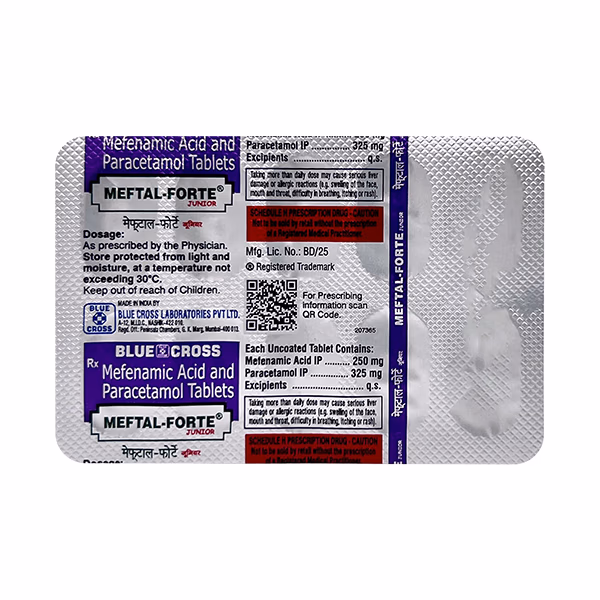 MEFTAL FORTE JUNIOR TABLET 10TAB