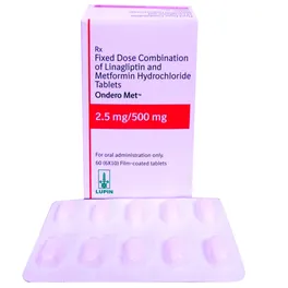 ONDERO MET 2.5/500MG TABLET 10TAB
