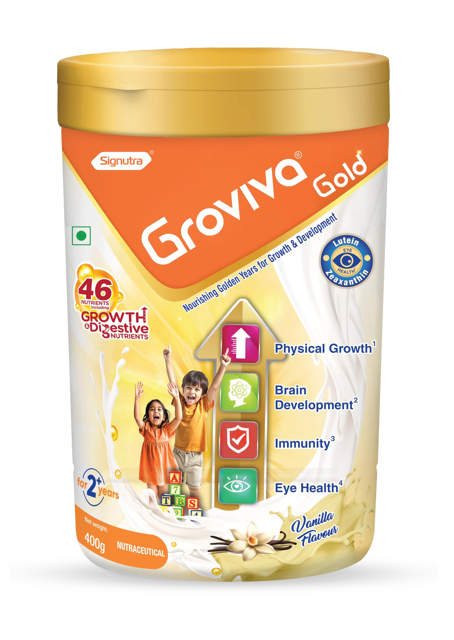 GROVIVA GOLD VANILLA 400GM