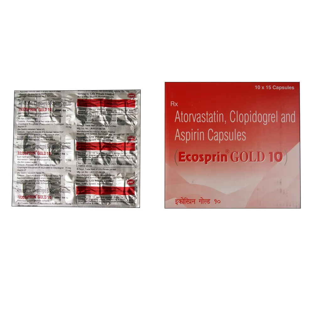 ECOSPRIN GOLD 10 CAPSULE 15CAP