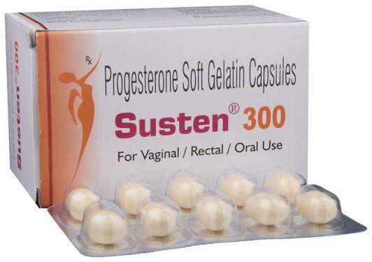 SUSTEN 300MG SOFT GELATIN CAPSULE 10CAP