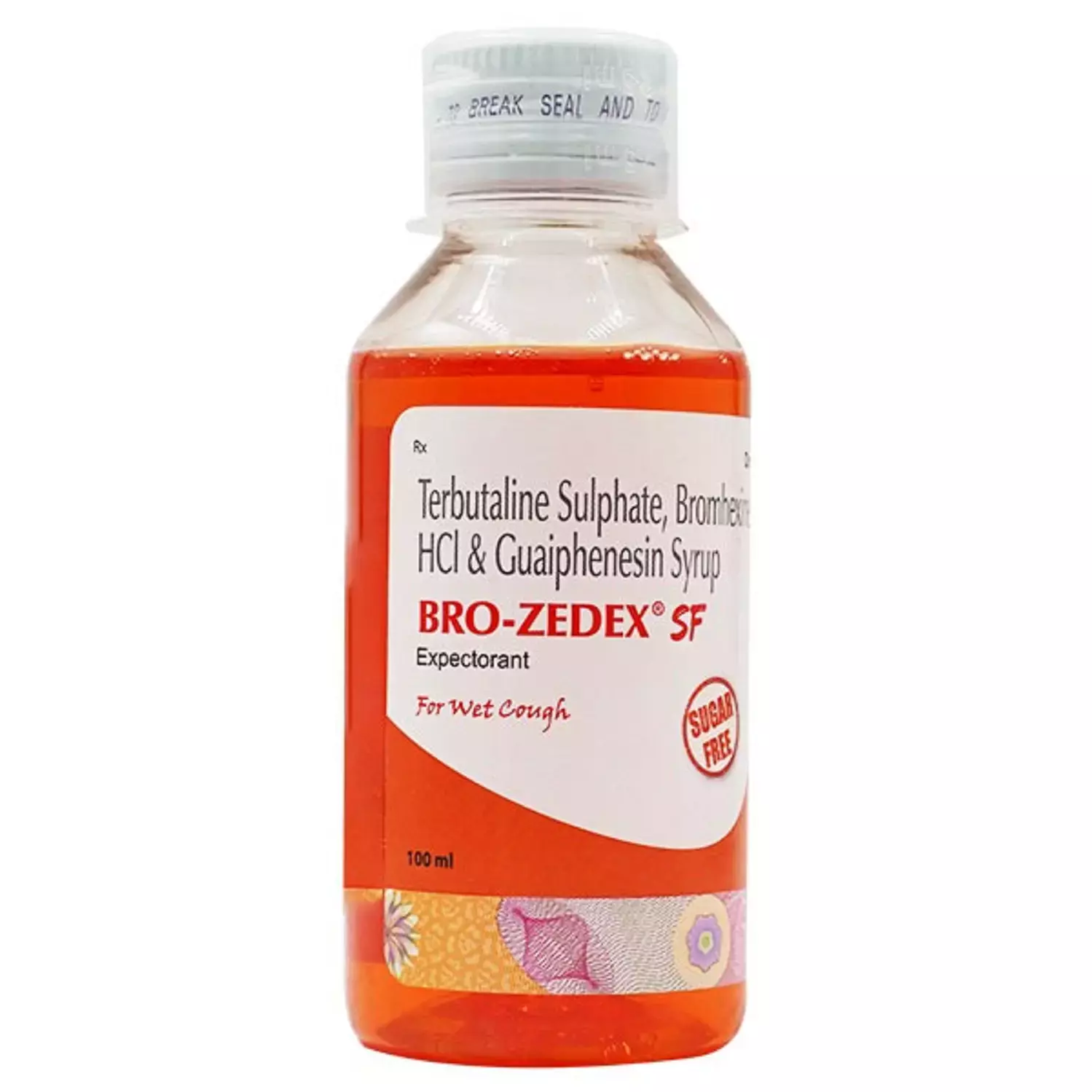 BRO-ZEDEX SF SYRUP 100ML