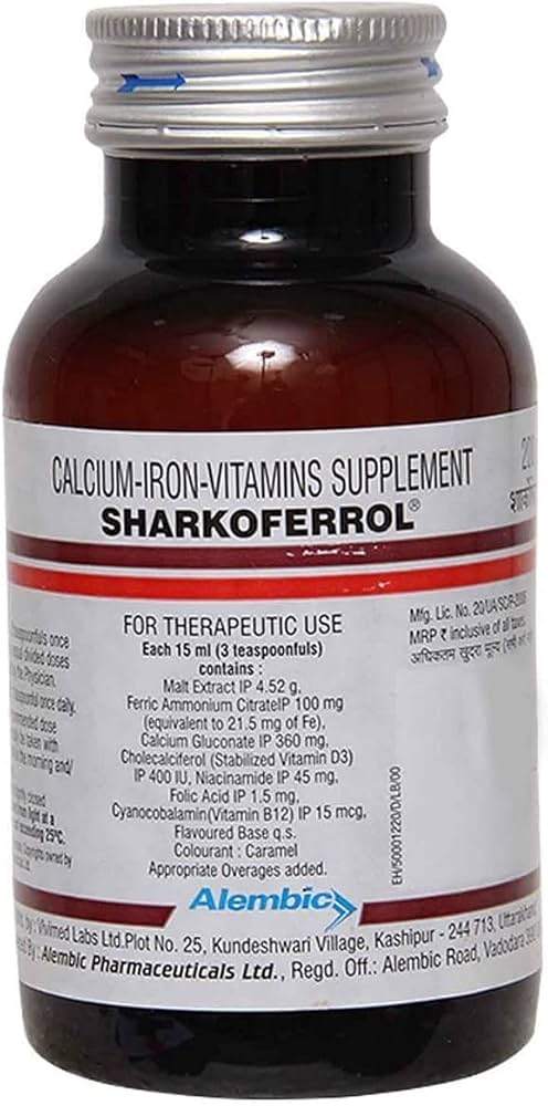 SHARKOFERROL SYRUP 450ML