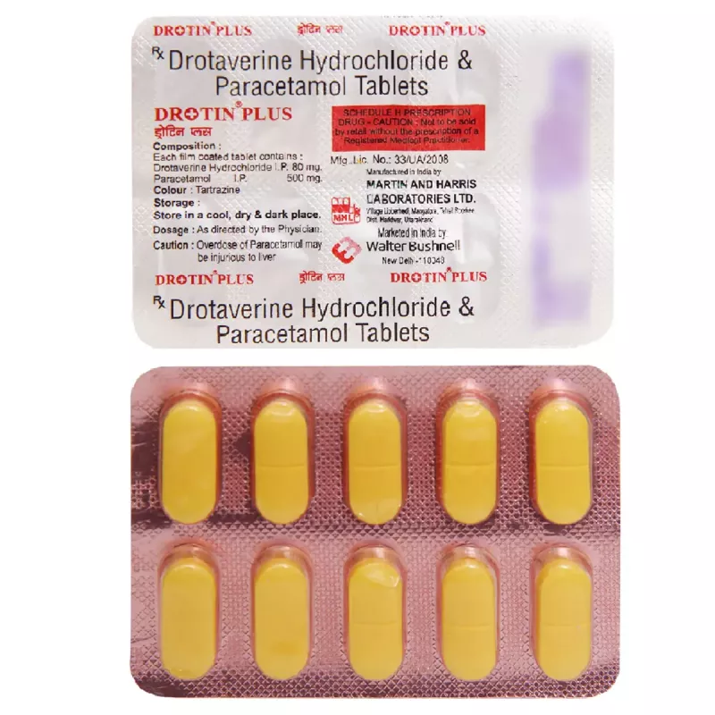 DROTIN PLUS TABLET 10TAB