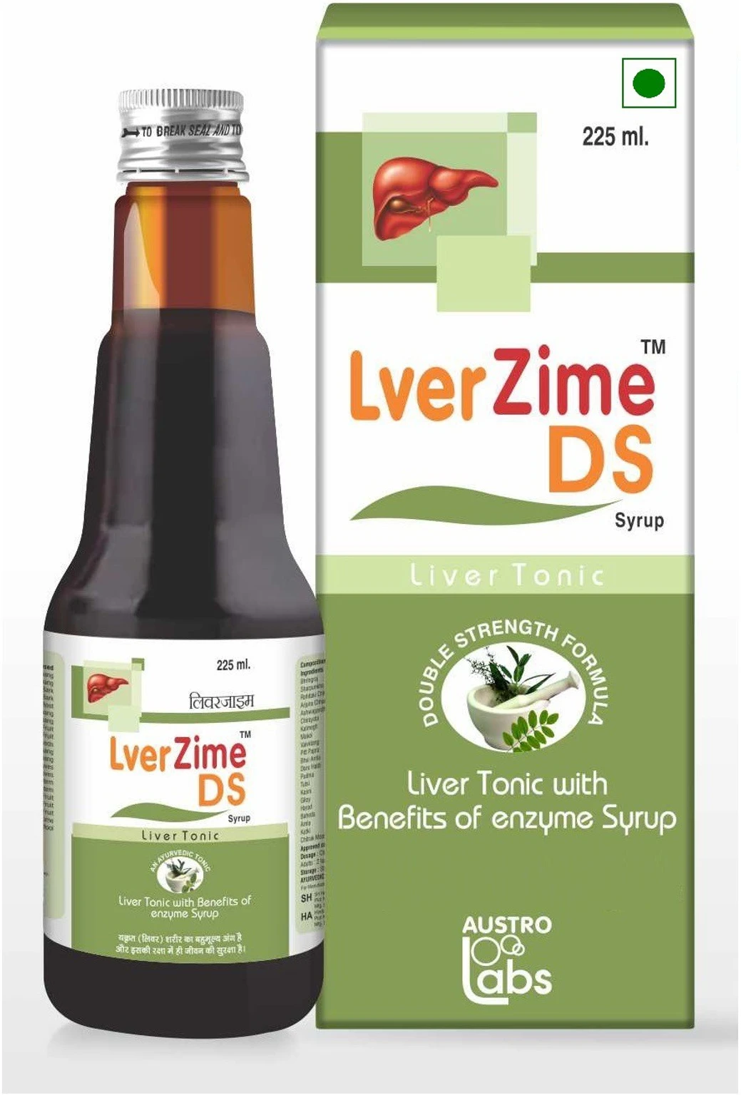 LVERZYME DS SYRUP 225ML