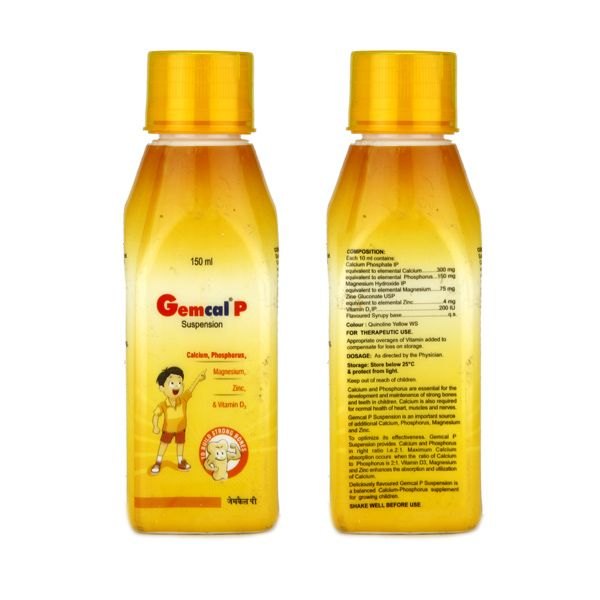 GEMCAL P SYRUP 150ML