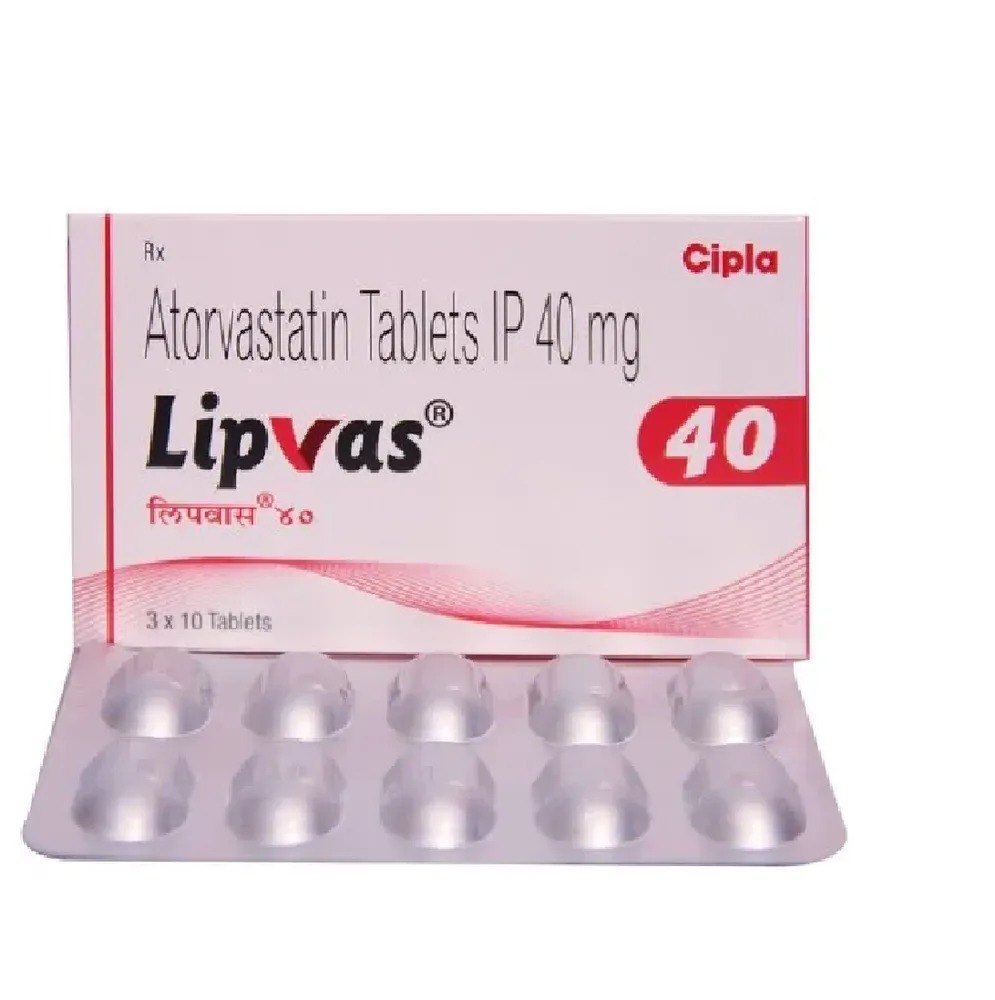 LIPVAS 40MG TABLET 10TAB