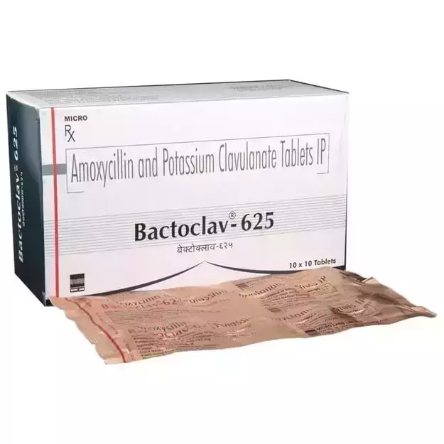 BACTOCLAV 625 TABLET 10TAB