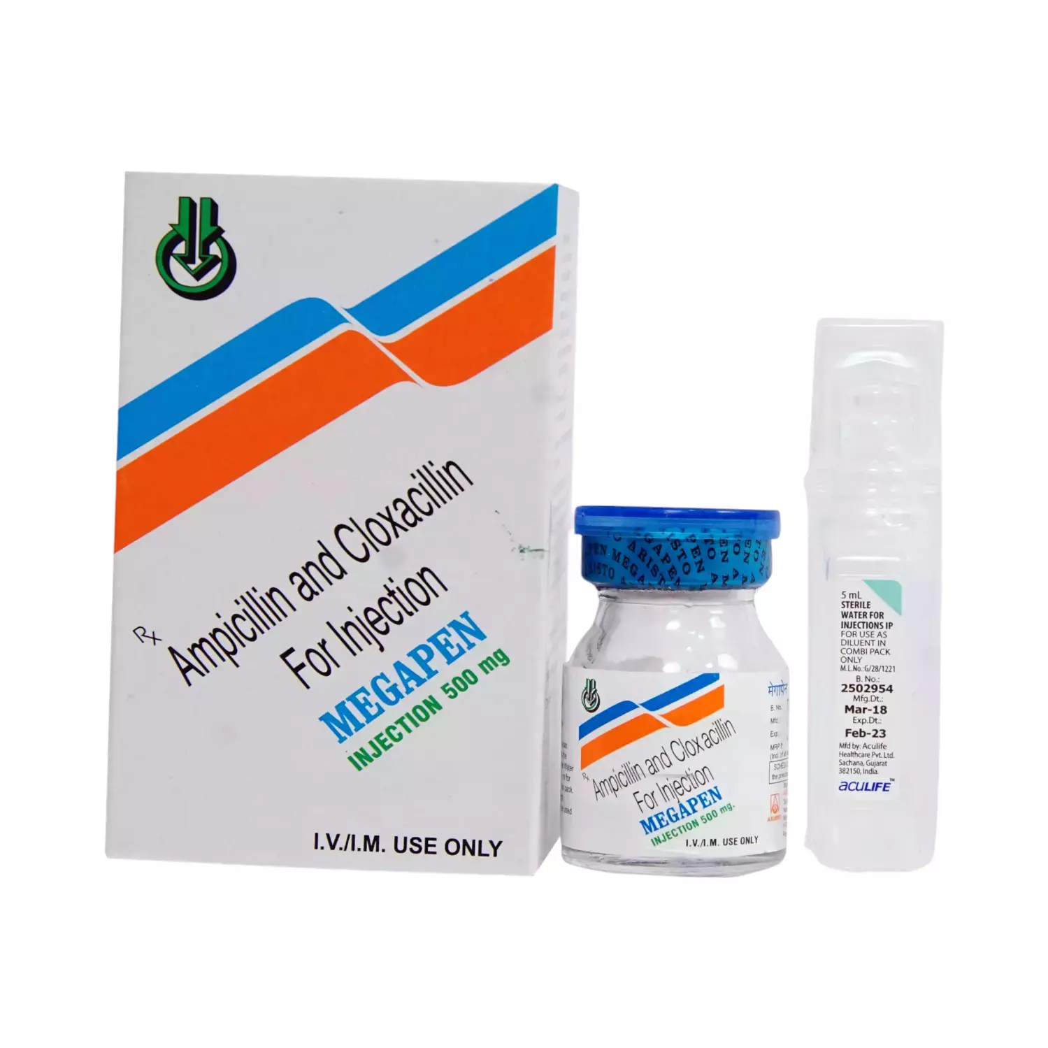 MEGAPEN 500MG INJECTION 1 VIAL
