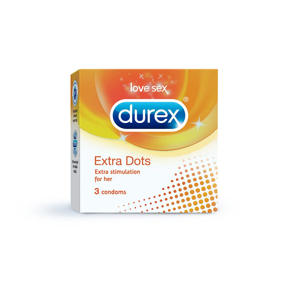 DUREX DOTTED 3PCS