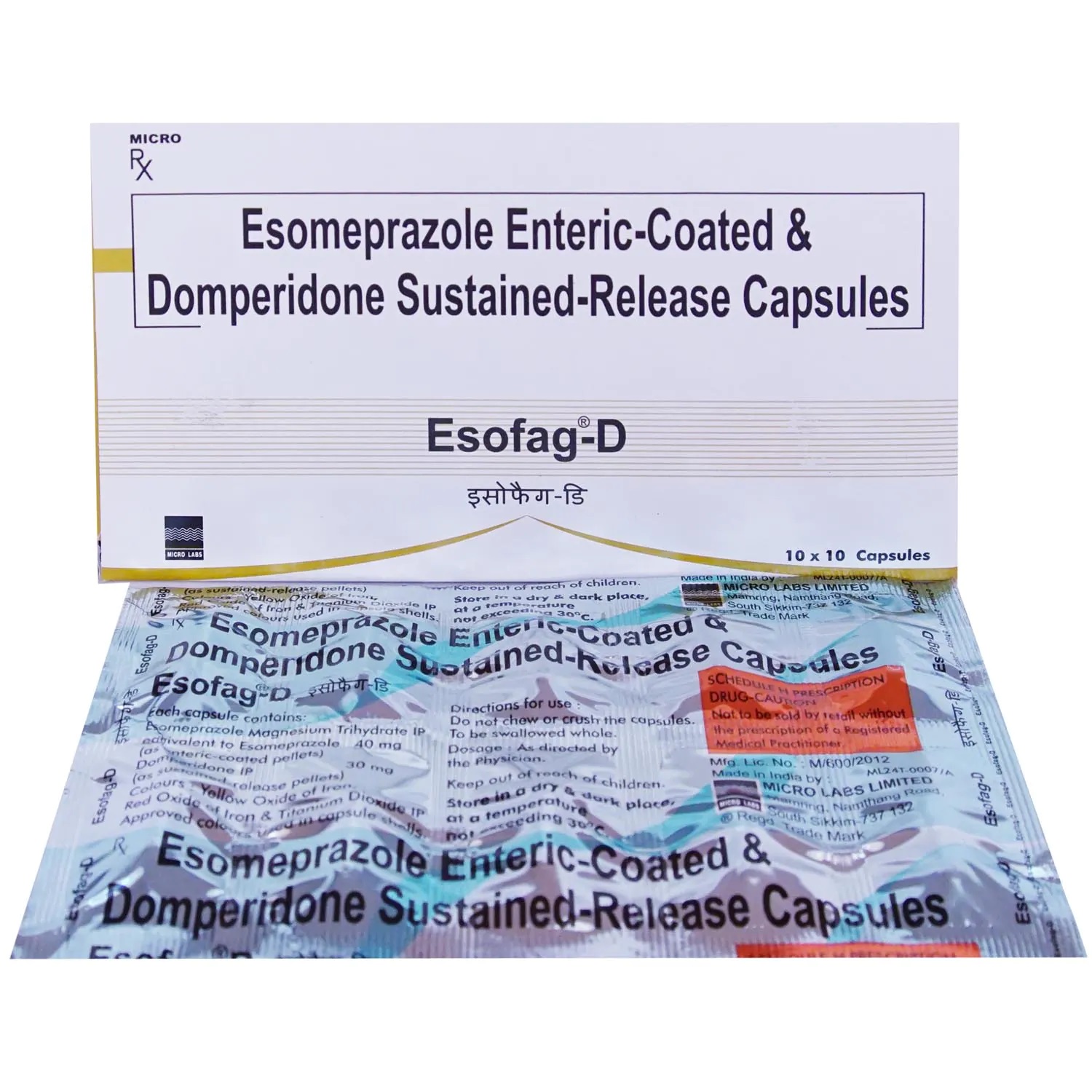 ESOFAG D CAPSULE 10CAP