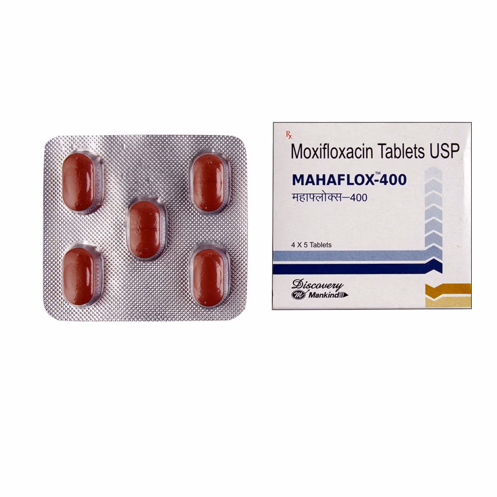 MAHAFLOX 400MG TABLET 5TAB