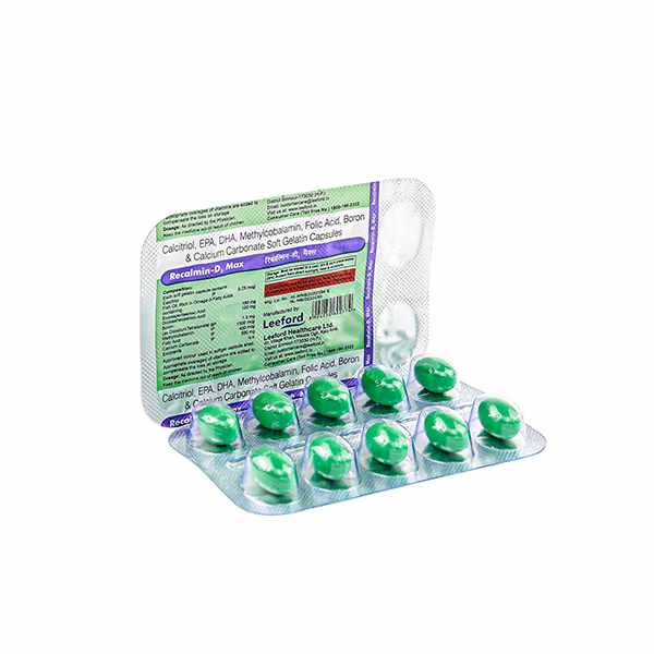 RECALMIN D3 MAX SOFT GELATIN CAPSULE 10CAP