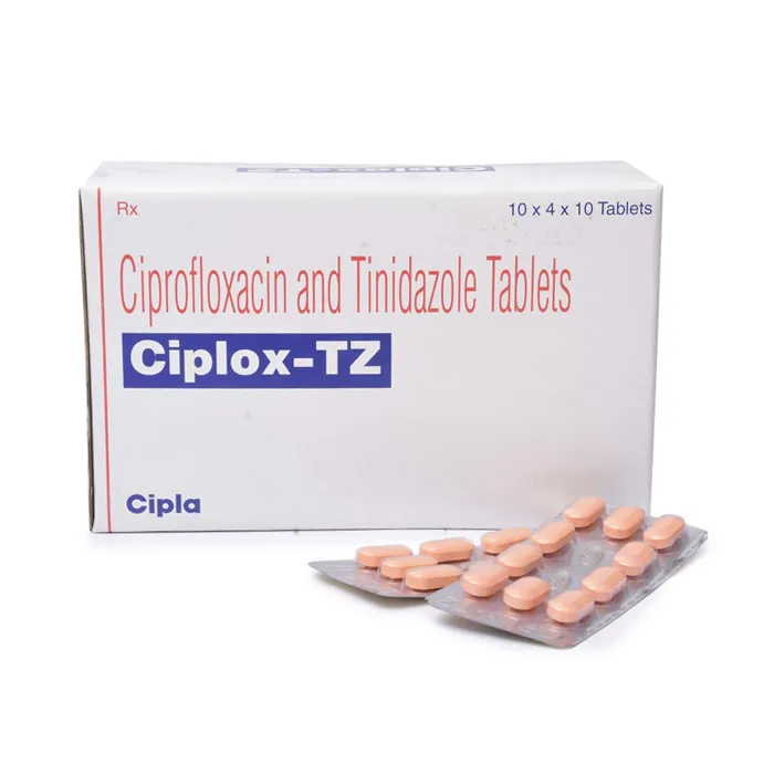 CIPLOX TZ TABLET 10TAB