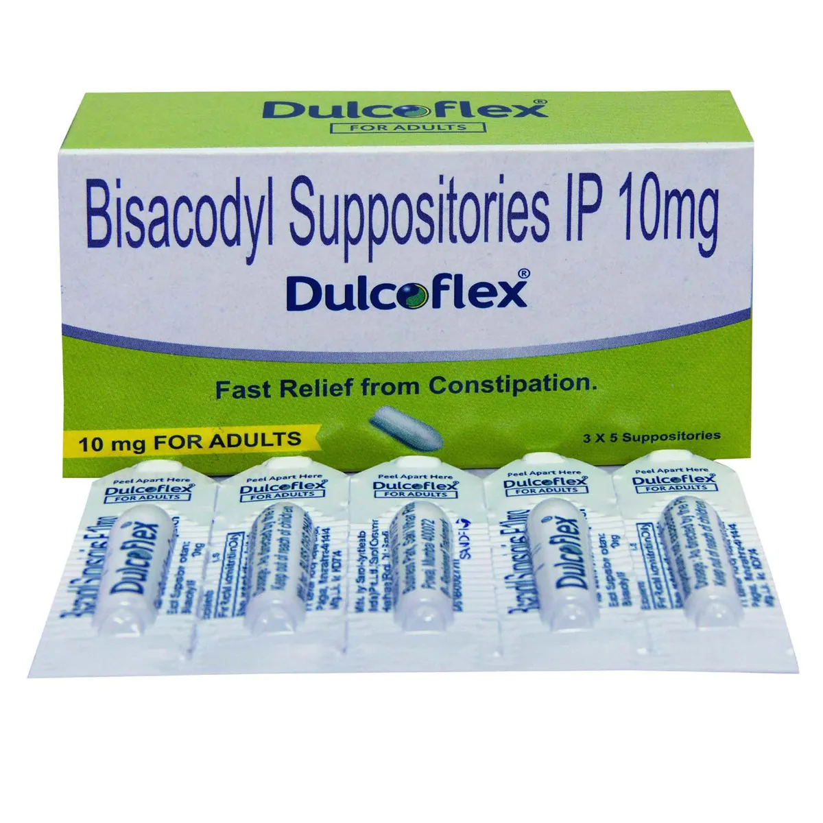 DULCOFLEX SUPPPSITORIES (ADULTS)5PCS