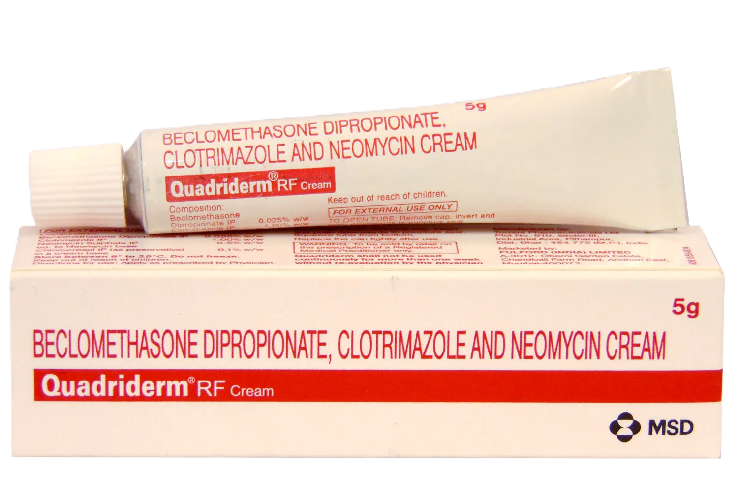 QUADRIDERM RF OINTMENT 5GM