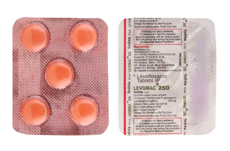 LEVOMAC 250 TABLET 5TAB