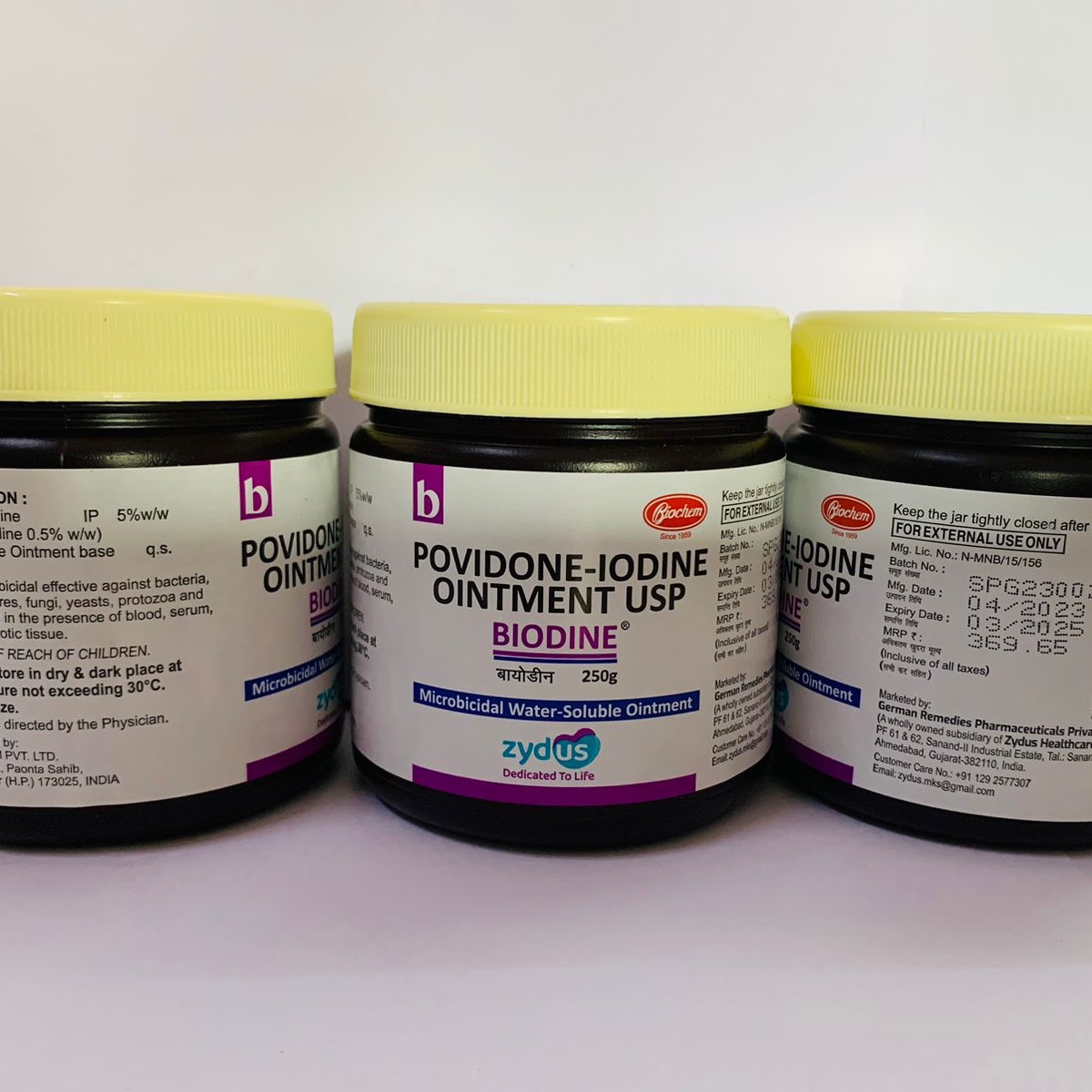 BIODINE JAR 250GM