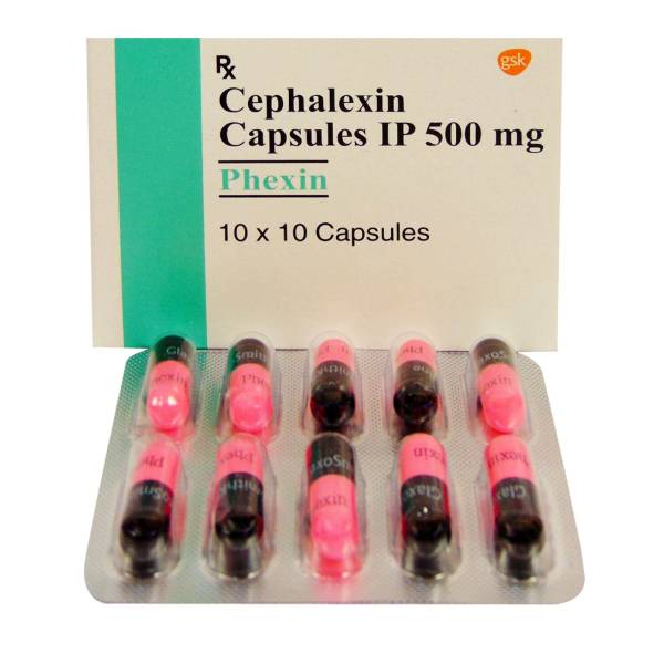PHEXIN 500MG CAPSULE 10CAP