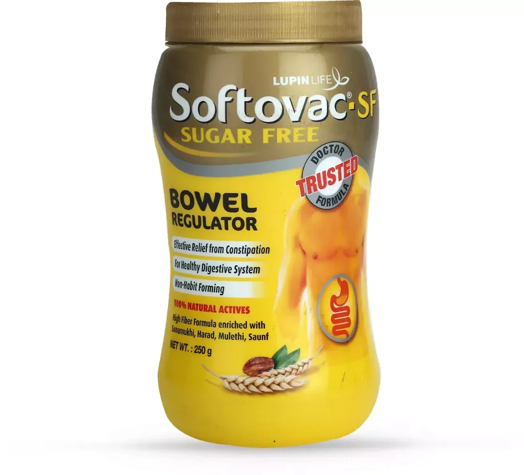 SOFTOVAC SF BOWEL REGULATOR POWDER SUGAR FREE 250GM