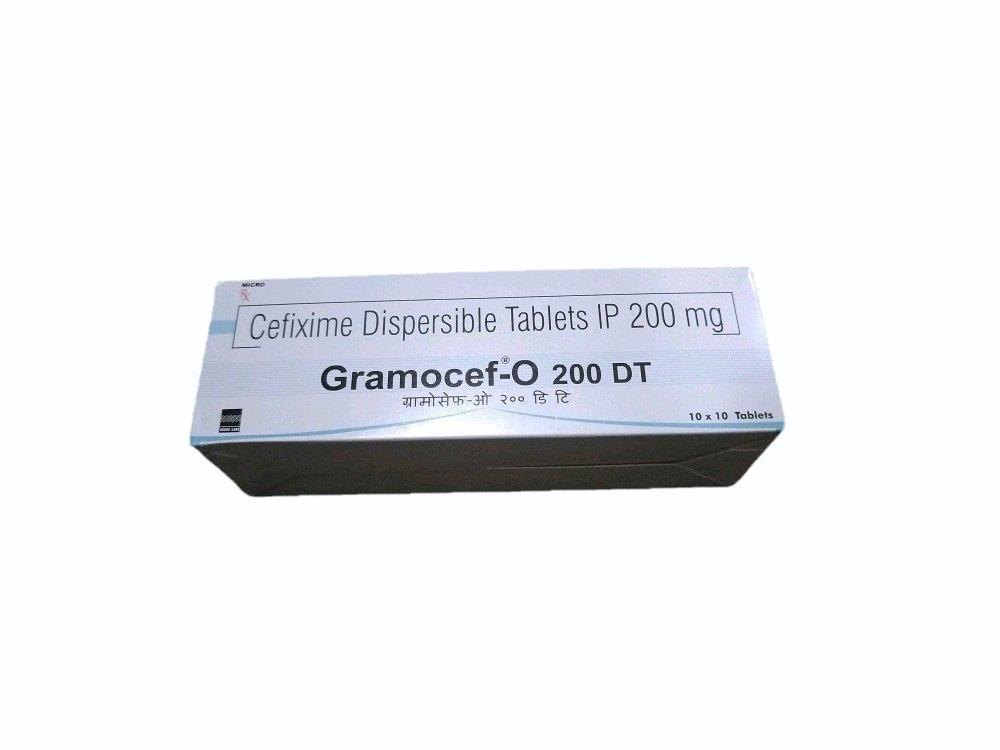 GRAMOCEF-O 200 DT TABLET 10TAB