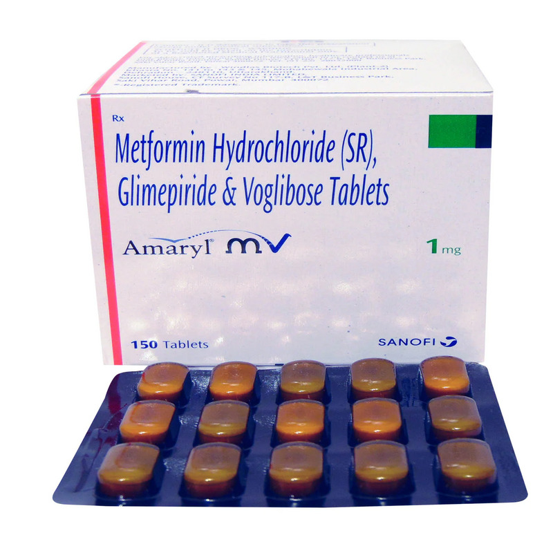 AMARYL MV 1MG TABLET 15TAB