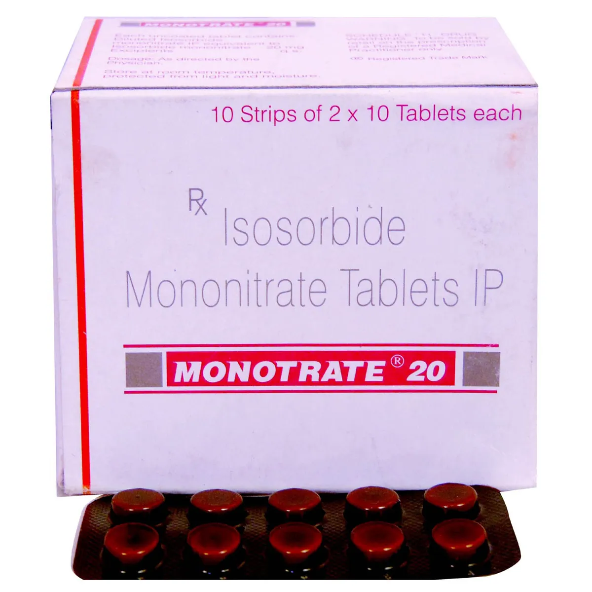 MONOTRATE 20MG TABLET 10TAB