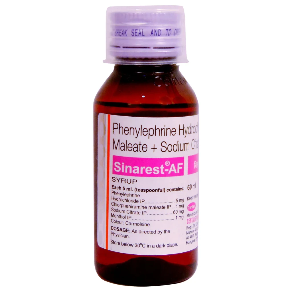 SINAREST AF SYRUP 60ML