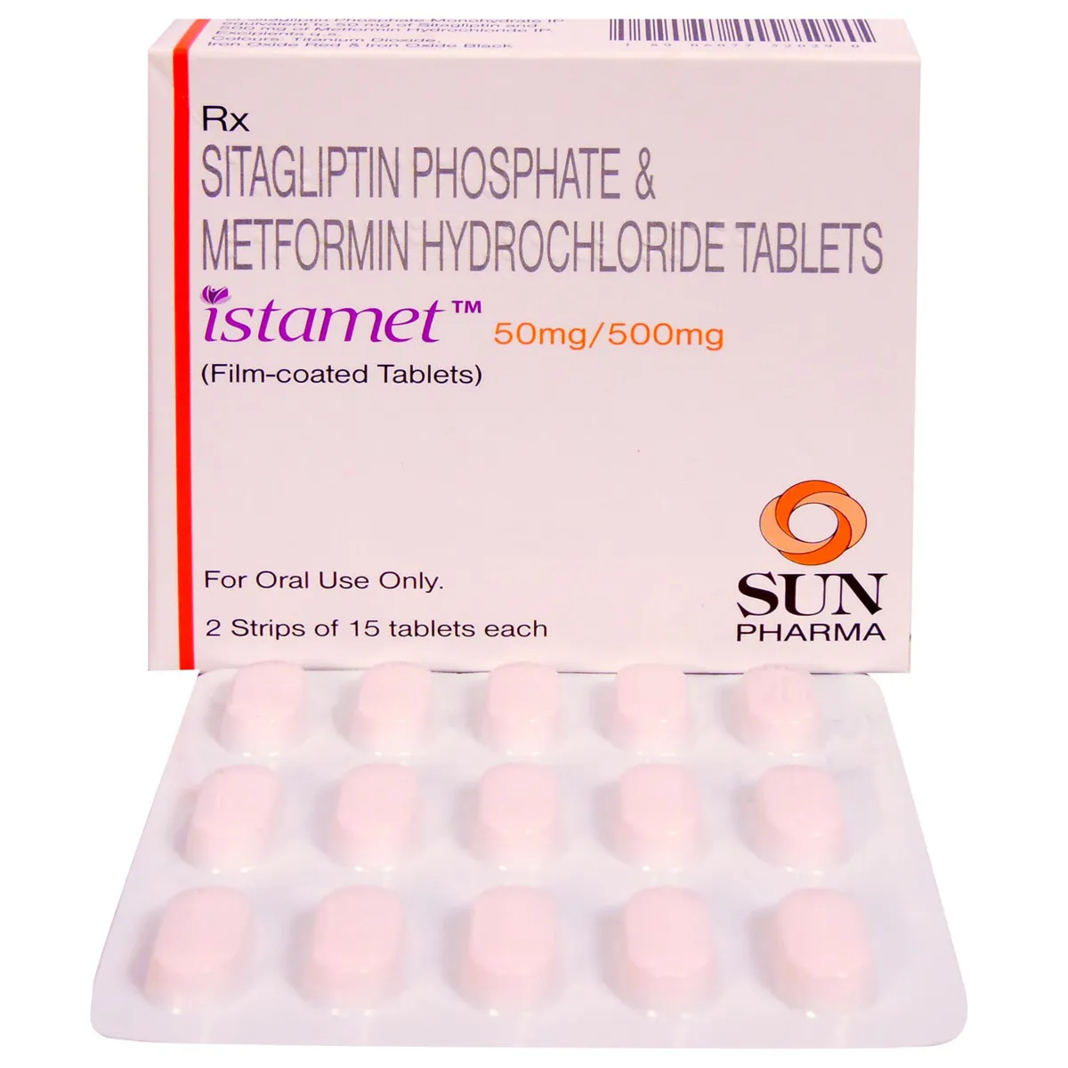 ISTAMET 50MG/500MG 14TAB