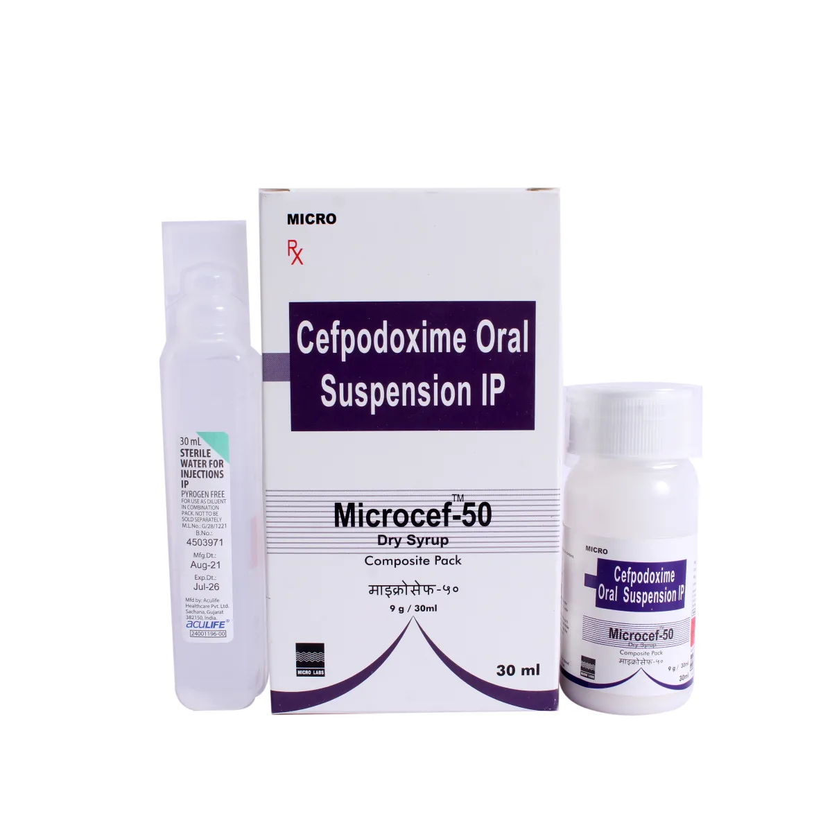 MICROCEF 50MG SYRUP 30ML