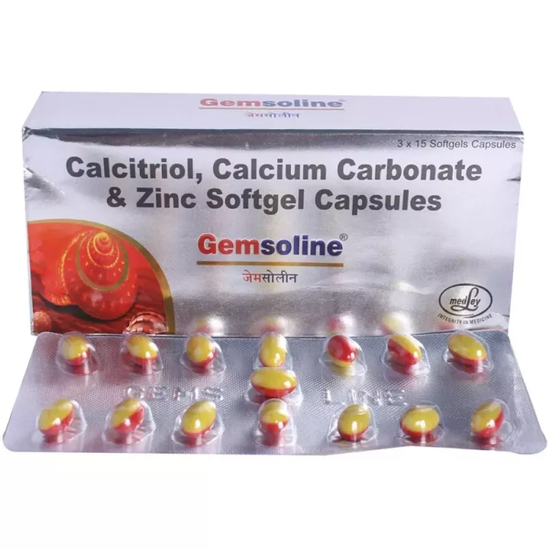 GEMSOLINE SOFTGEL CAPSULE 15CAP