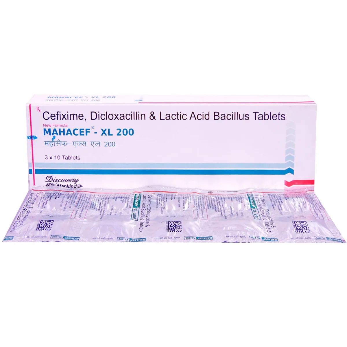 MAHACEF XL 200 TABLET 10TAB