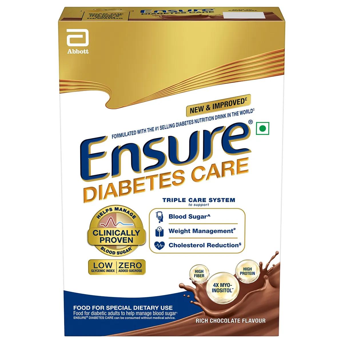 ENSURE DIABETES CHOCOLATE 400GM 