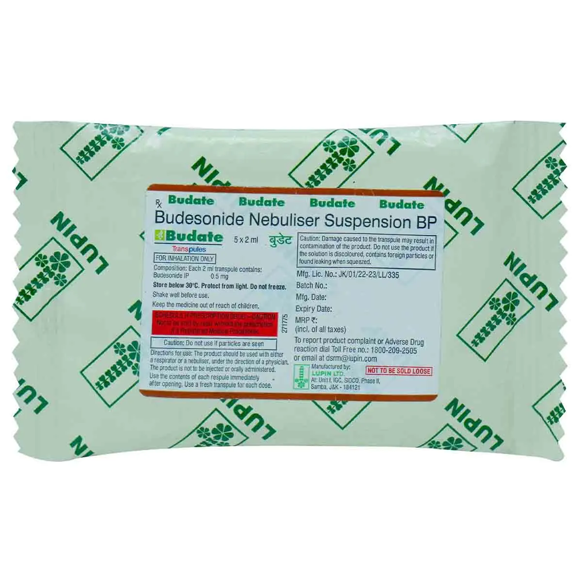 BUDATE RESPULES 2ML