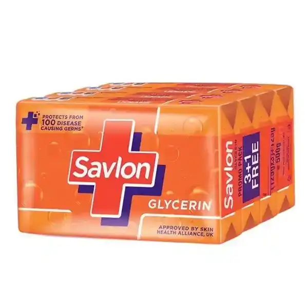 SAVLON SOAP SET BUY 3 GET 1 FREE (120GM EACH)
