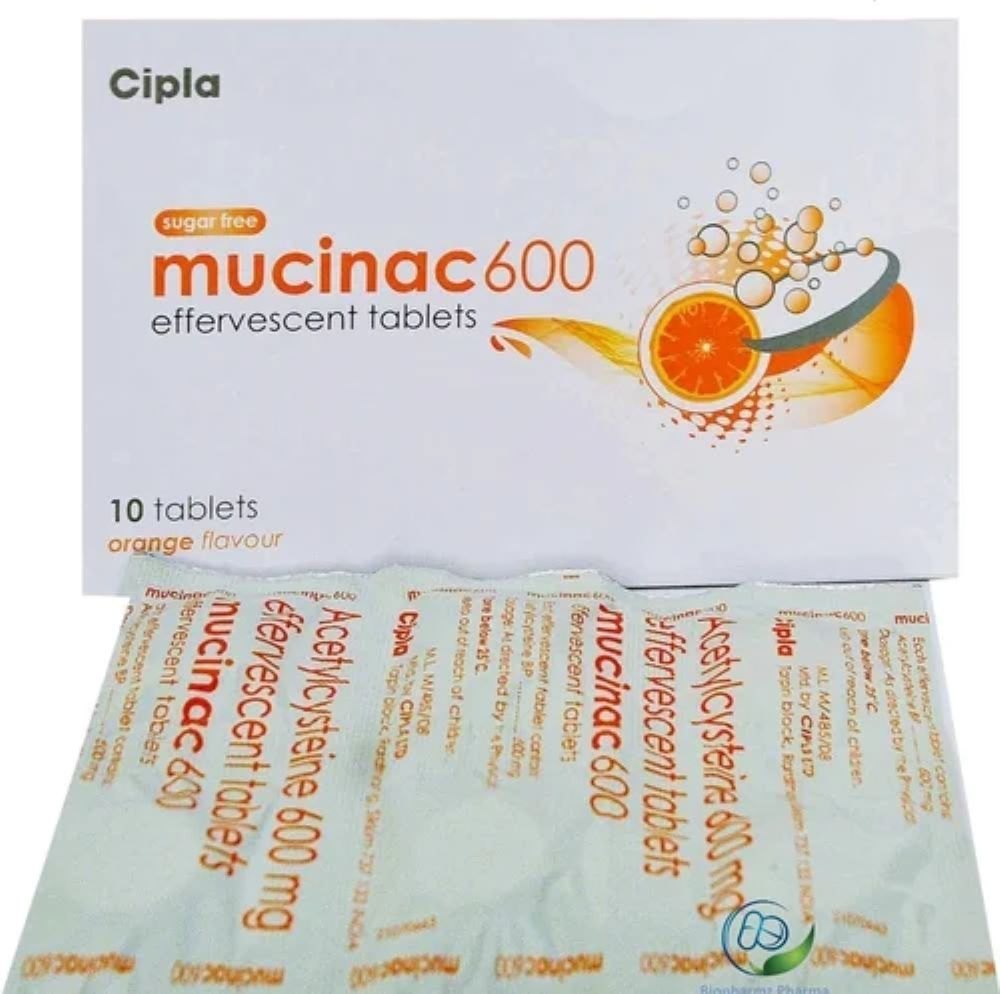 MUCINAC 600 TABLET 10TAB