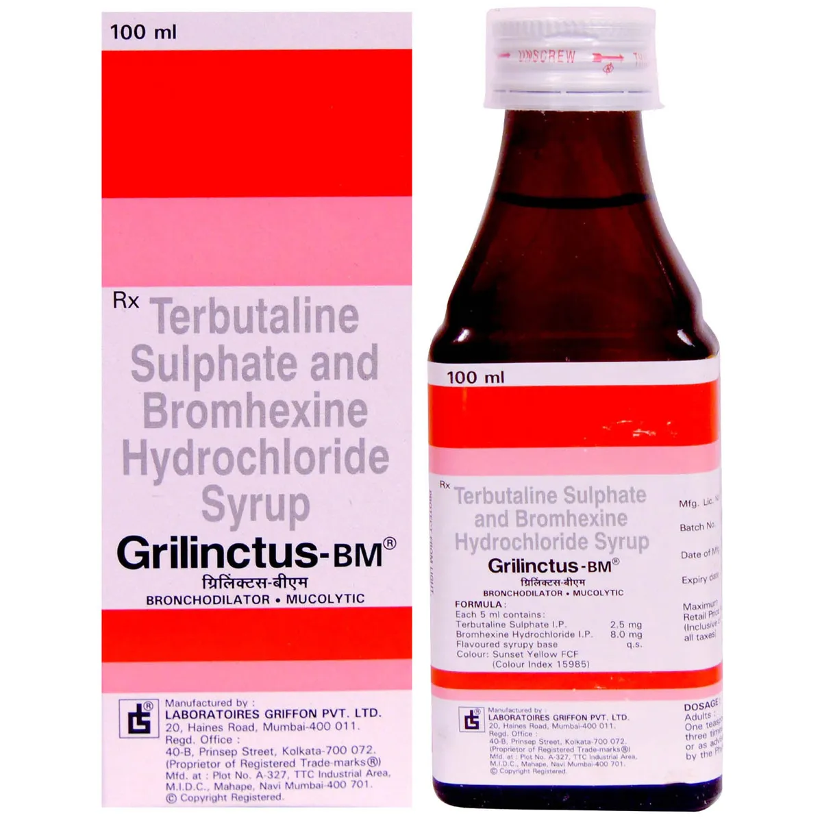 GRILINCTUS BM SYRUP 100ML 