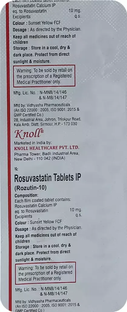 ROZUTIN 10 TABLET 10TAB