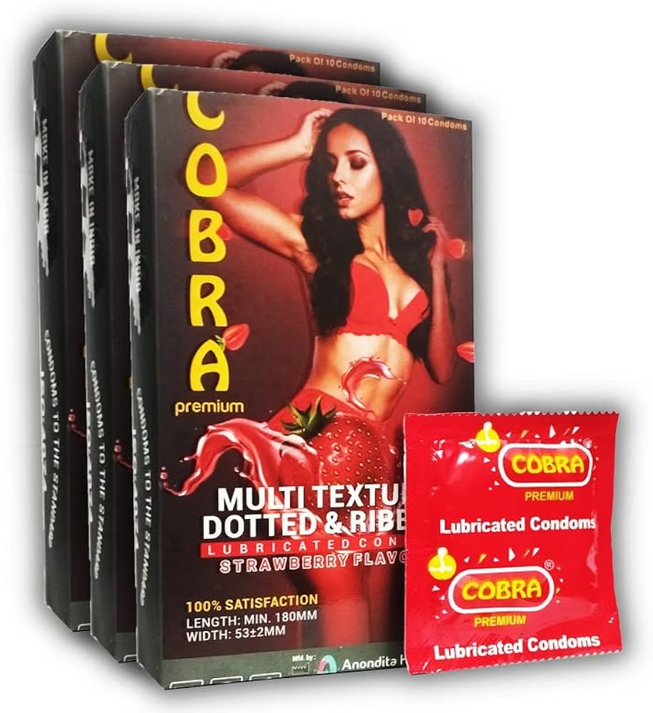 COBRA CONDOM 3PCS