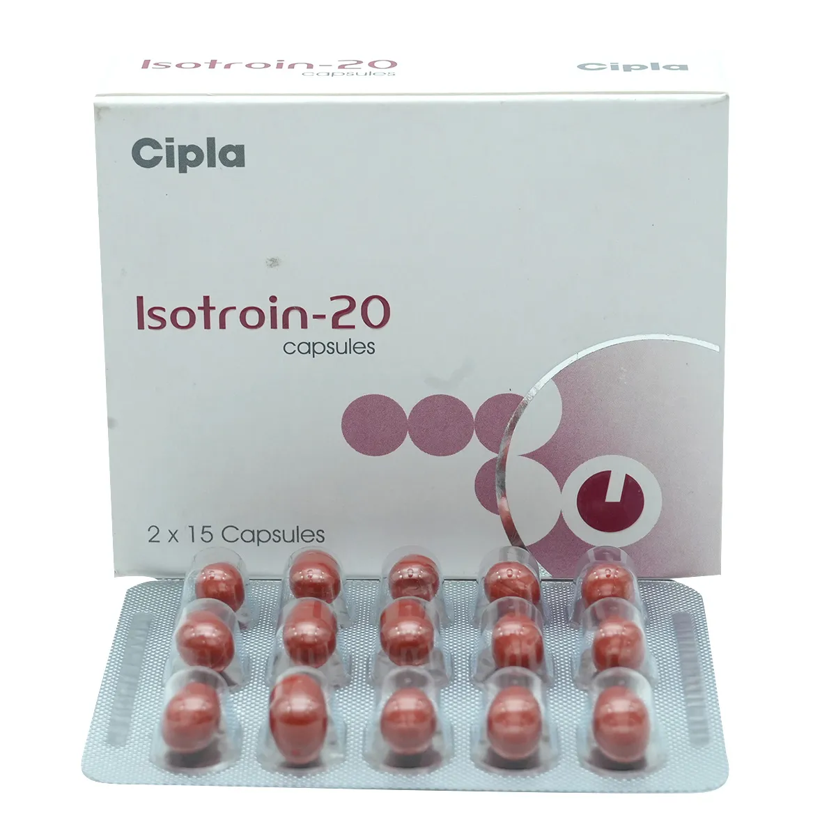 ISOTROIN 20 CAPSULE 15CAP