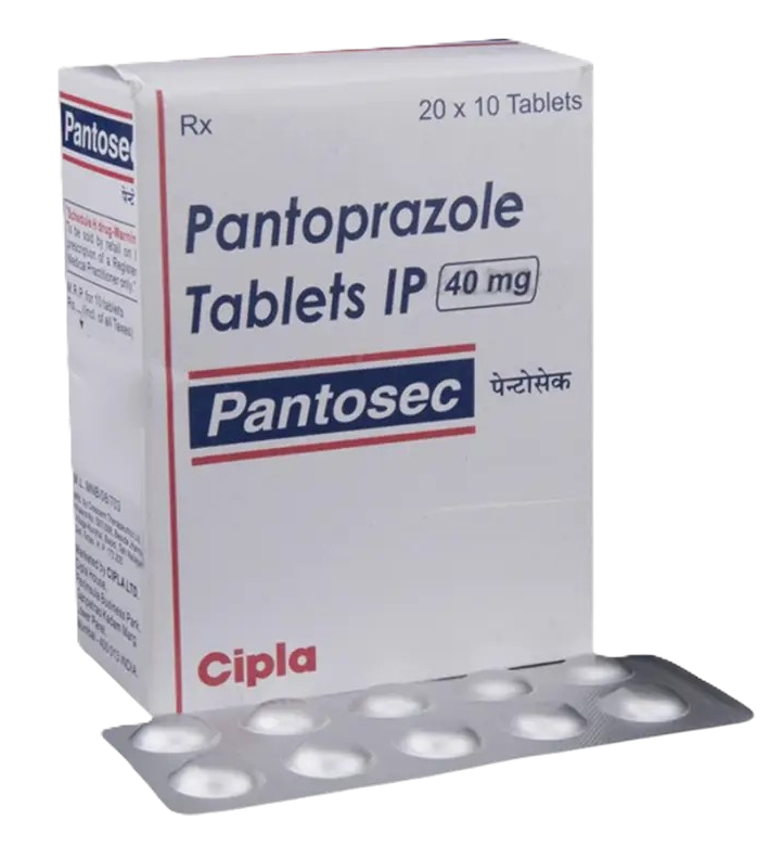 PANTOSEC 40MG TABLET 10TAB