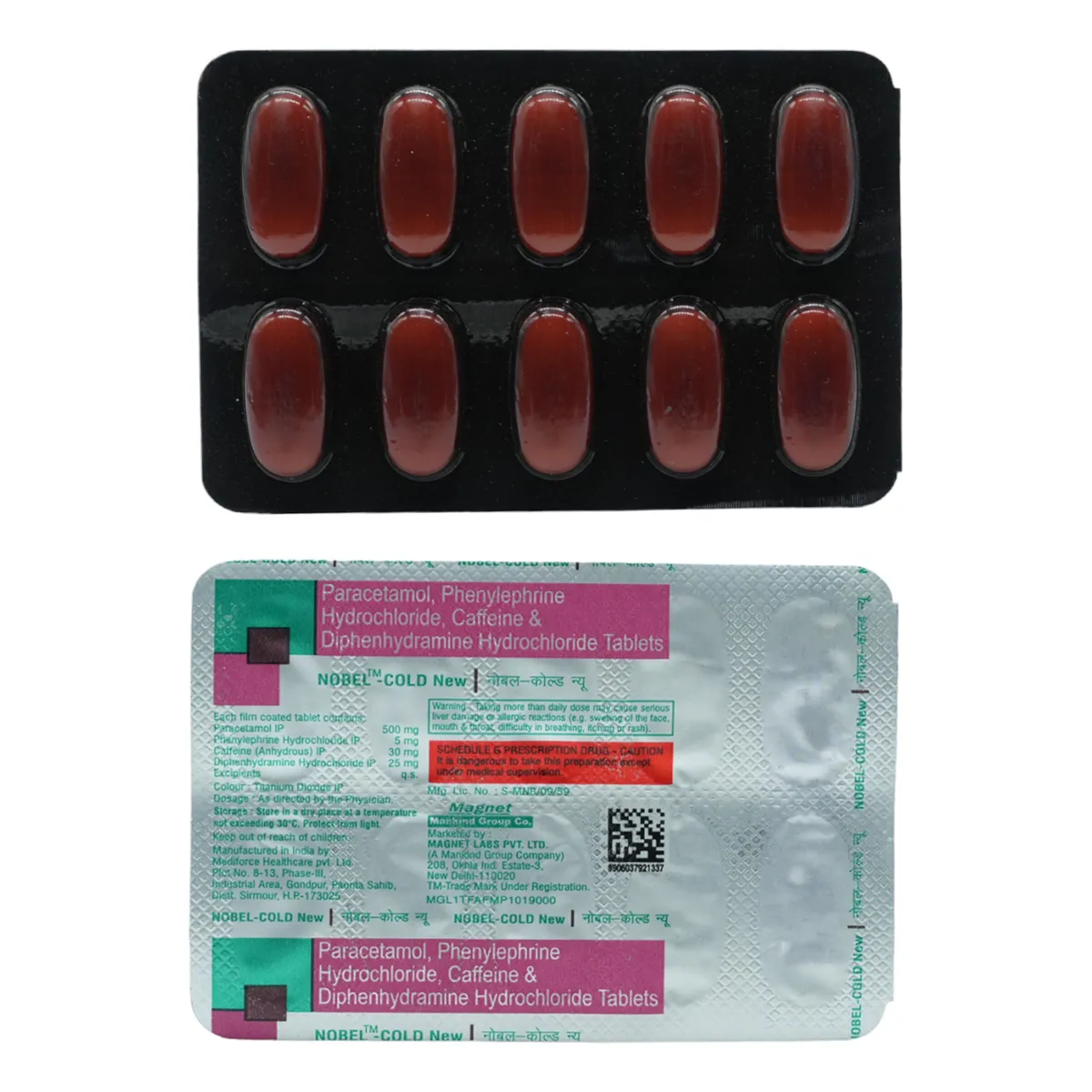 NOBEL COLD TABLET 10TAB
