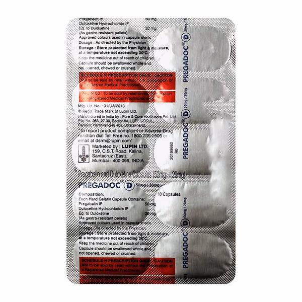 PREGADOC D 50 TABLET 10TAB