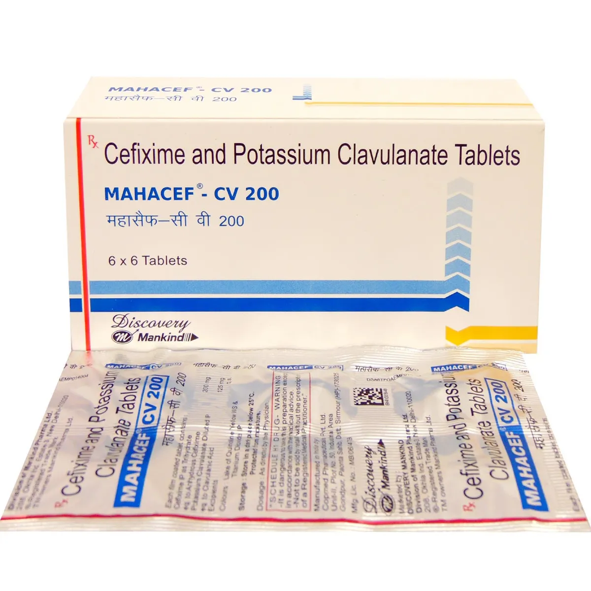 MAHACEF-CV 200 TABLET 6TAB