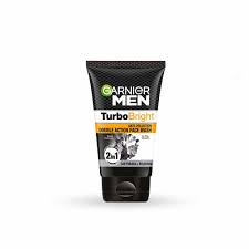 GARNIER MEN TURBE BRIGHT FACEWASH 100GM