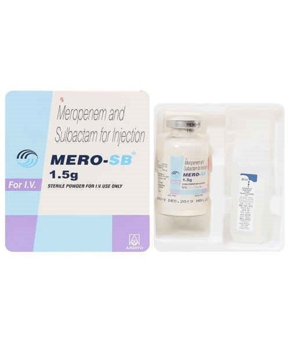 MERO SB INJECTION 1.5GM 1 VIAL