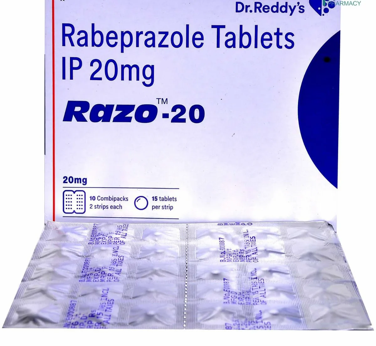 RAZO 20MG TABLET 15TAB