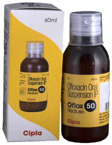 OFLOX 50MG REDIUSE ORAL SUSPENSION 60ML