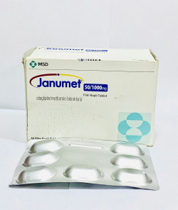 JANUMET 50/1000MG TABLET 14TAB